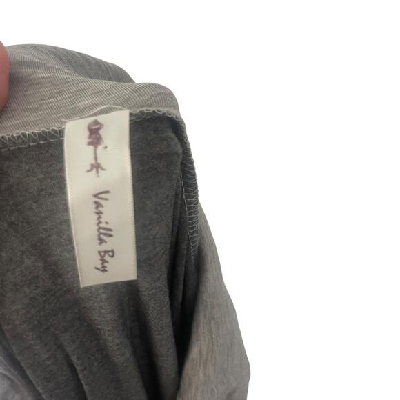 Vanilla Bay Women's Size Large Grey Striped Multicolor Maxi Skirt - Picture 6 of 8